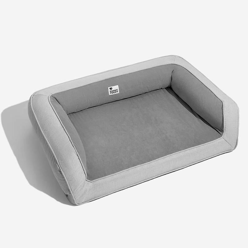 FUNNYFUZZY Ultimate Lounger Full Support Comfortable Orthopedic Dog & Cats Sofa Bed with Memory Foam Orthopedic Foam, Non-Slip Bottom, Removable Cover, Machine-Wash, Detachable Design